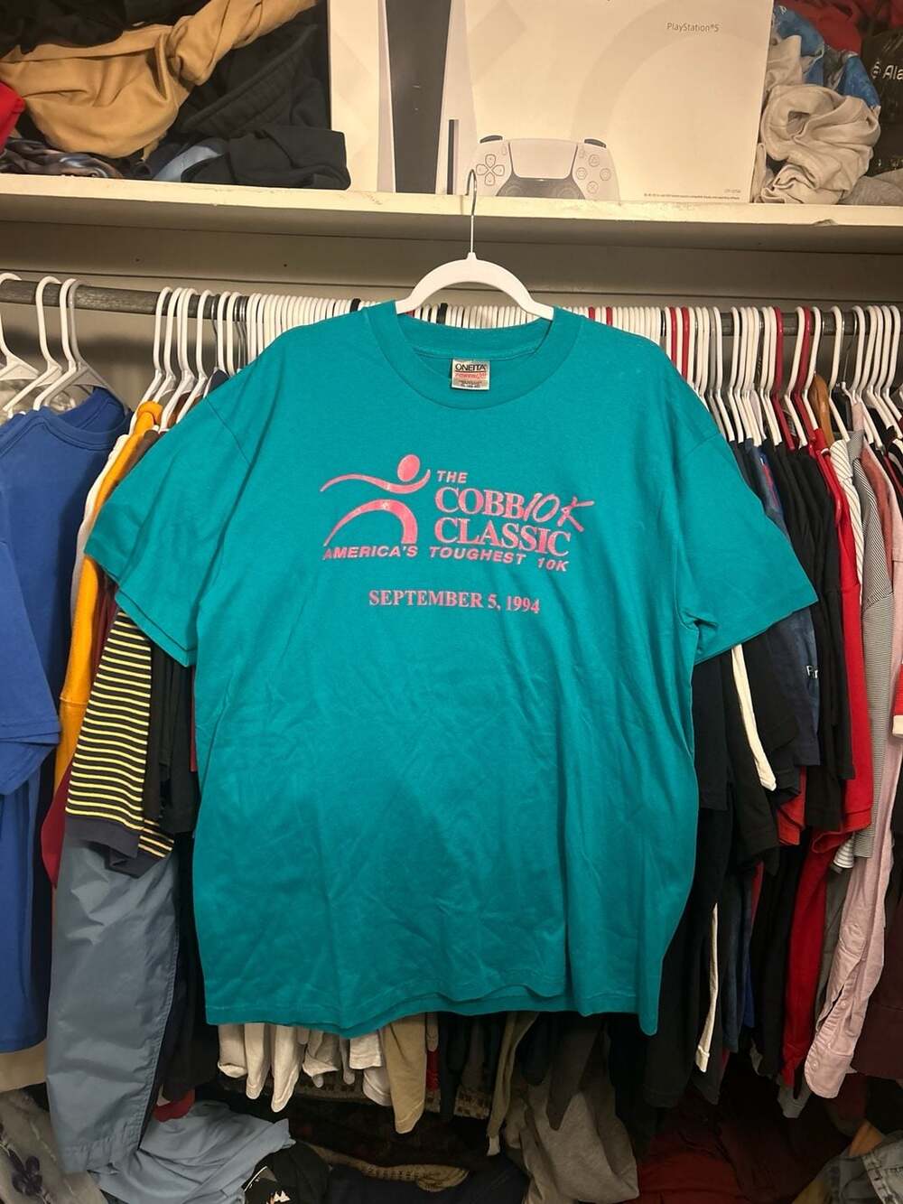 Vintage 1994 The Cobb/OK Classic 10K America's Toughest Race Single Stitch T-Shi